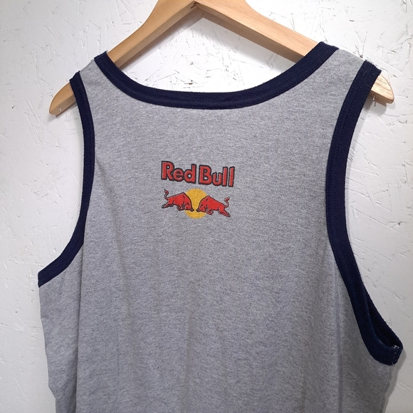 Red bull | Grey & blue men's graphic tank top - Picture 5 of 9